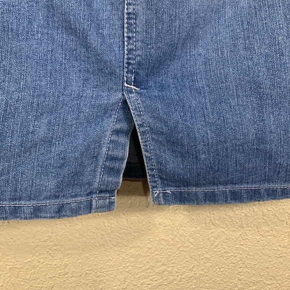 Nine West Vintage America Denim Jean Skirt Blue Size 10. - Picture 4 of 10